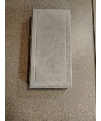 Плитка тротуарная "Брусчатка" серая, литая