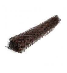 Сетка Рабица в ПВХ покрытии 55х55 (Коричневая)