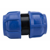 Водопровод Муфта Дн50 компрессионная ПНД PN16