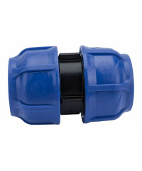 Водопровод Муфта Дн50 компрессионная ПНД PN16 Водопровод Муфта Дн50 компрессионная ПНД PN16