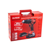 Дрель аккумуляторная Elitech ДА 20УБЛ2
