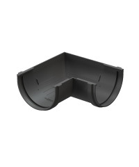 Водосток PREMIUM Графит угловой элемент 90°