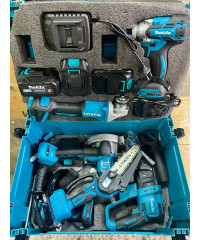 Набор 6 в1 (гайковерт,шуруповерт,ушм 125,перфоратор,пила диск. ручк.,пила цепная) Набор 6 в1 (гайковерт,шуруповерт,ушм 125,перфоратор,пила диск. ручк.,пила цепная)