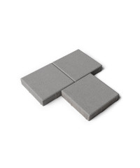 Плитка тротуарная "КВАДРАТ" ВИБРОПРЕСС (200х200х40 мм, серая) Плитка тротуарная "КВАДРАТ" ВИБРОПРЕСС (200х200х40 мм, серая)