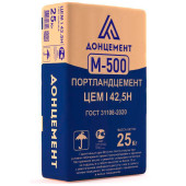 Цемент 500 ДНР ЦЕМ I 42,5Н (25 кг)