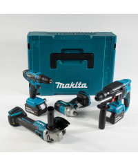 Набор 4 в 1 (гайковерт, шуруповерт, болгарка, перфоратор)