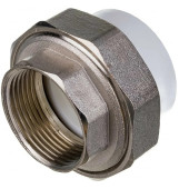 ППР Муфта комб. разъемная ВР 63 х 2" белая (американка)