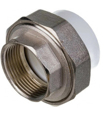 ППР Муфта комб. разъемная ВР 63 х 2" белая (американка)