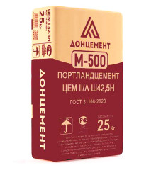 Цемент IIА-Ш, 42,5 (25кг) Цемент IIА-Ш, 42,5 (25кг)
