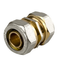 МП Муфта латунь обжим 20 МП Муфта латунь обжим 20