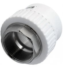 ППР Муфта переходная ВР 50х1½" под ключ белая ППР Муфта переходная ВР 50х1½" под ключ белая