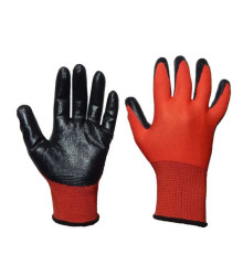 Перчатки с нитриловым обливом Перчатки с нитриловым обливом