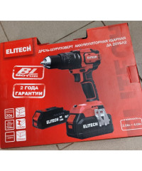 Дрель аккумуляторная Elitech ДА 20УБЛ2 Дрель аккумуляторная Elitech ДА 20УБЛ2