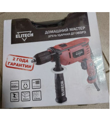 Дрель ударная Elitech ДУ 085РЭ Дрель ударная Elitech ДУ 085РЭ