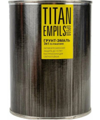 Грунт-эмаль по ржавчине ОPEOЛ TITAN (черный), 2л