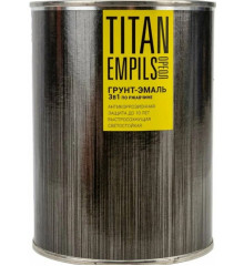 Грунт-эмаль по ржавчине ОPEOЛ TITAN (черный), 2л