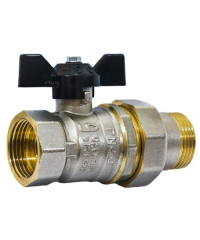 Кран шаровый LD Pride американка (Ду20 Ру40) бабочка Кран шаровый LD Pride американка (Ду20 Ру40) бабочка