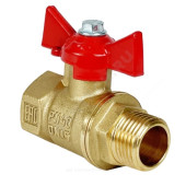 Кран шаровый VALFEX (вн/нар Ду15 Ру40) бабочка 