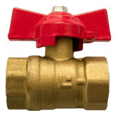 Кран шаровый 11б27п1 (вн/вн Ду20 Ру16) бабочка