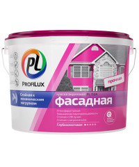 Краска PROFILUX в\э фасадная белая 14кг Краска PROFILUX в\э фасадная белая 14кг