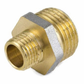 Ниппель лат. переходной 20х15 (3/4"НРх1/2"НР)