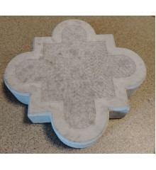 Плитка тротуарная "Корона (маленькая)" серая, литая Плитка тротуарная "Корона (маленькая)" серая, литая