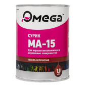 Грунт сурик МА15 красно-коричневый ОМЕГА, 3 кг